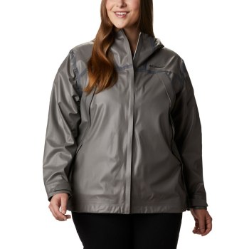 Dámské Bundy Columbia OutDry Ex Eco Shell Plus Size Šedé CHSVLJ421